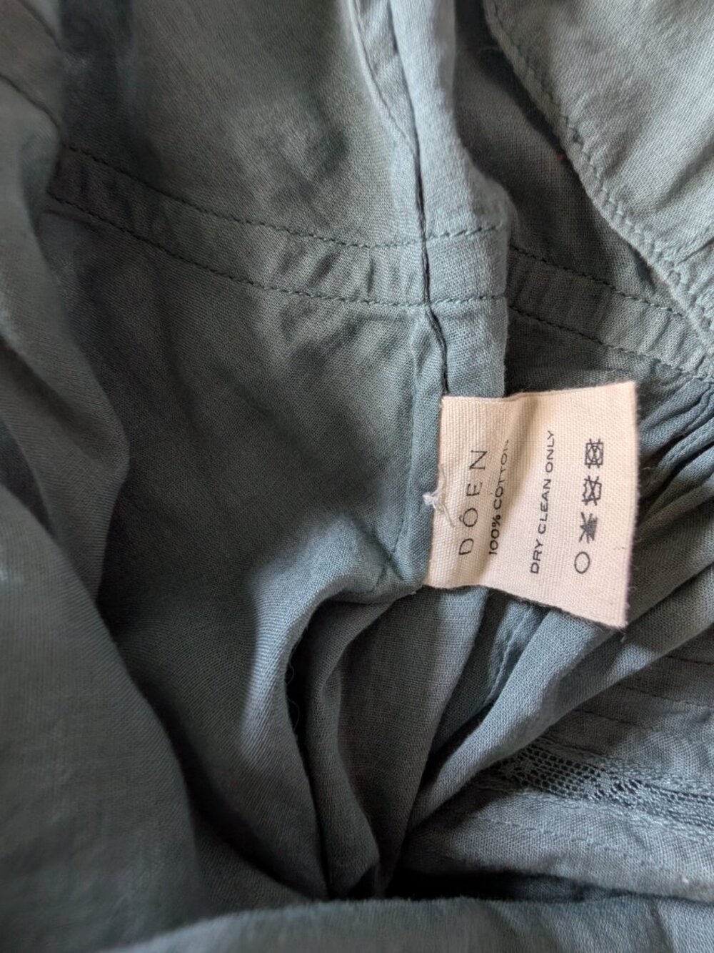 NWT Doen Albertine Blouse in Nouveau Blue, large **Price Firm** - Picture 6 of 6